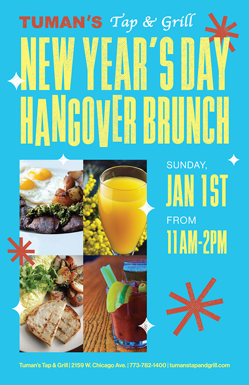 Tuman's - New Year's Day - Hangover Brunch