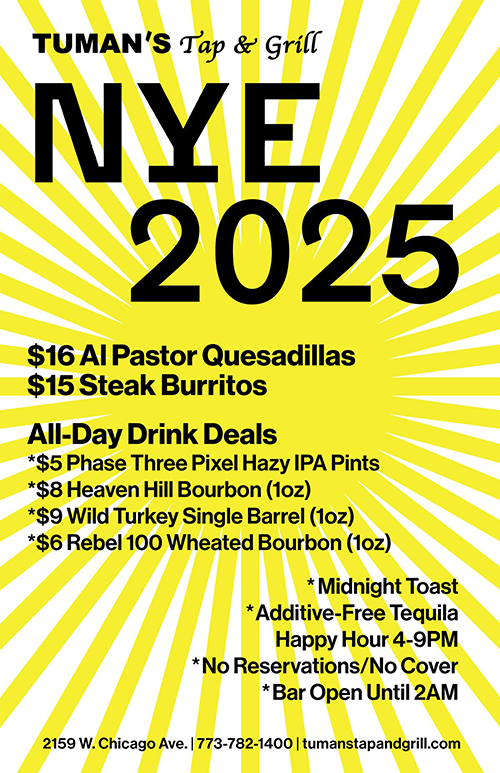 Tuman's - New Years Eve NYE 2025